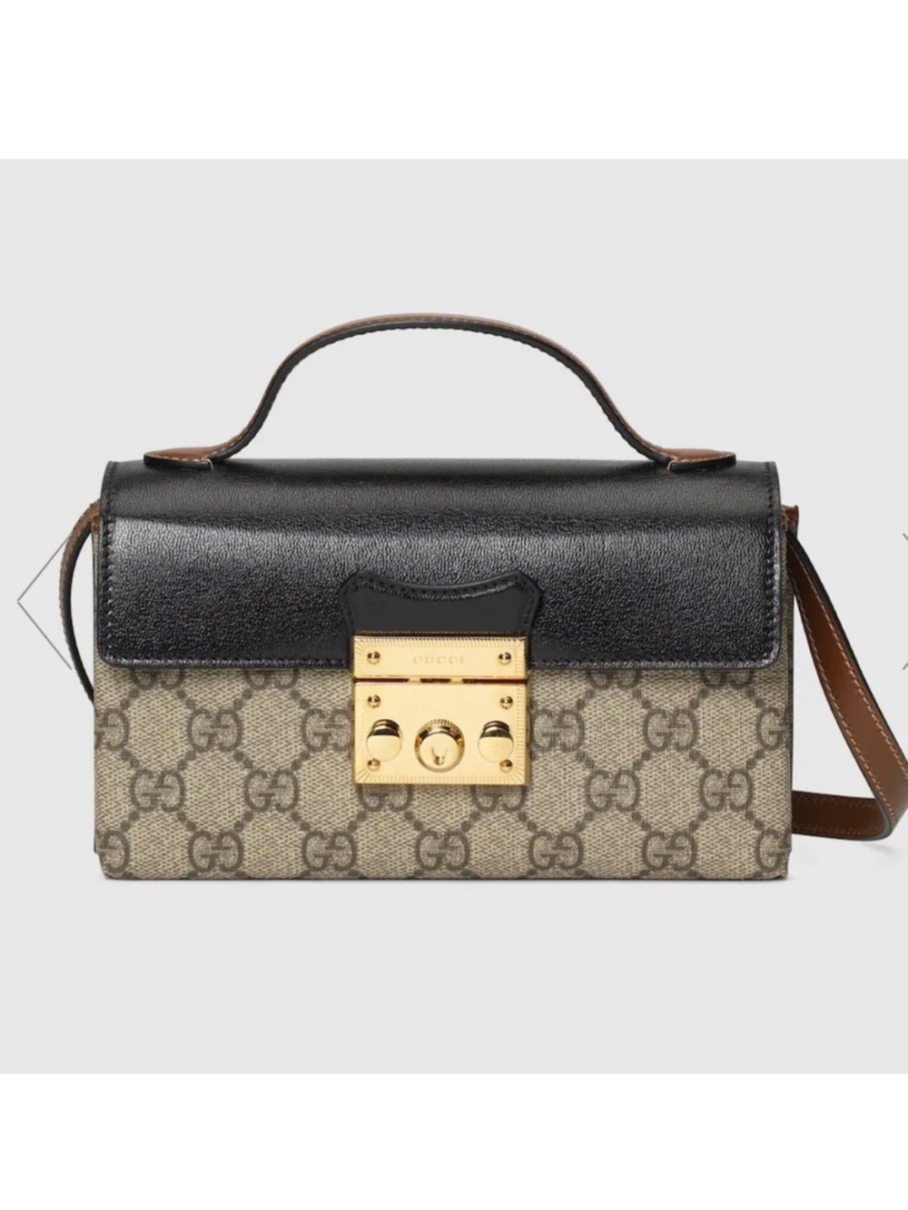 Gucci GG Supreme Padlock Mini Top Handle